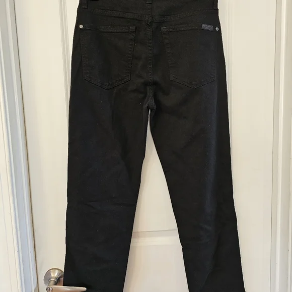 7 for all mankind high waist cropped straight size 29 - Picture 2 of 8